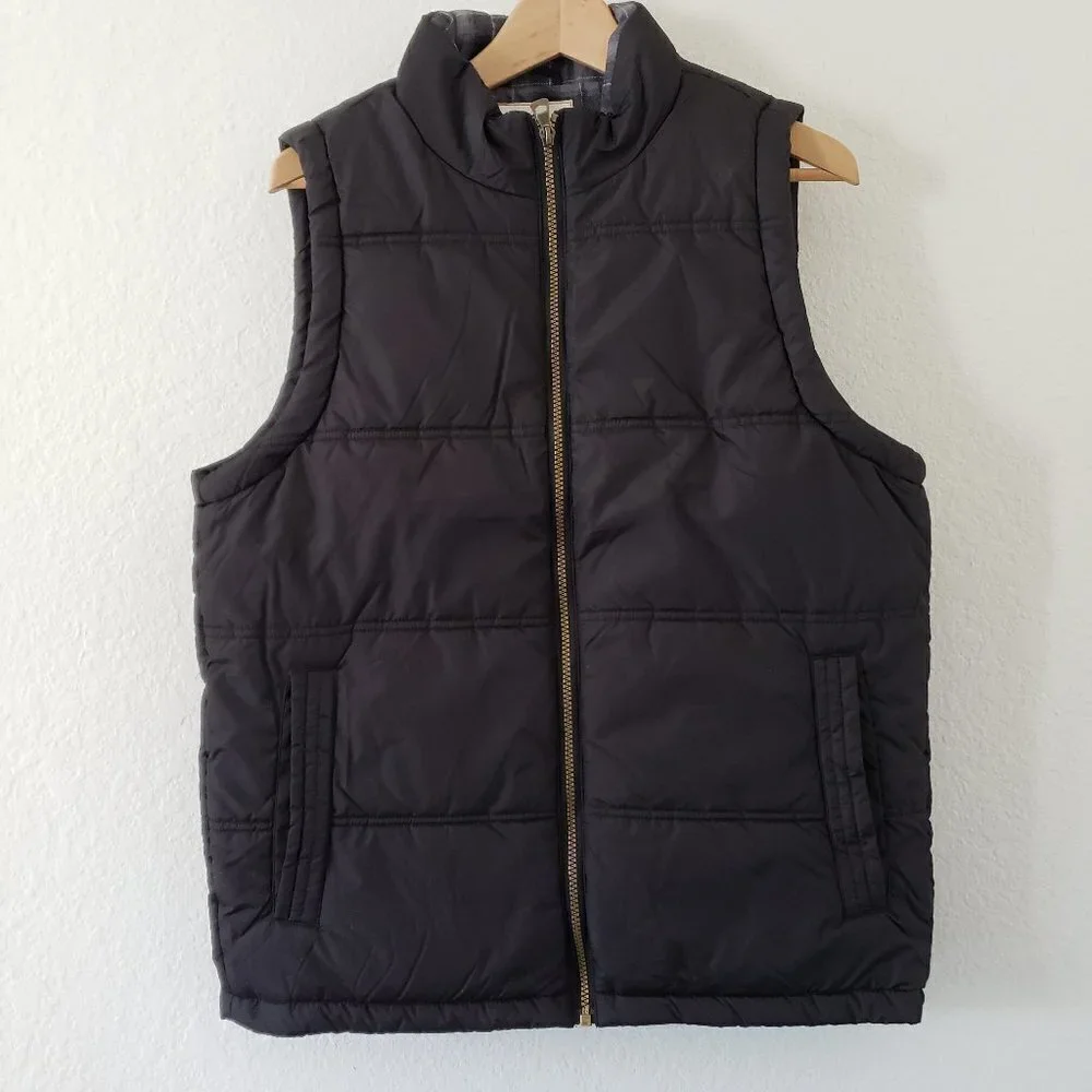 NWT - Weatherproof Vintage Men's Flannel Lined Puffer Vest - Size M